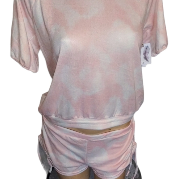 SOLD JESSICA SIMPSON NEW TIE DYE P.J. OUTFIT SMALL - Picture 2 of 6